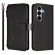 thumbnail image 2 of Funda Cartera Mariposa para [Samsung Galaxy A27 5G] con Soporte y Cremallera Negro, 2 of 6