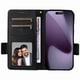 thumbnail image 4 of Funda Cartera para iPhone 17 Pro Tapa Flip con Ranuras y Soporte Negro, 4 of 5