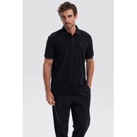 Fashionspark - Polera Hombre Lisa Negro