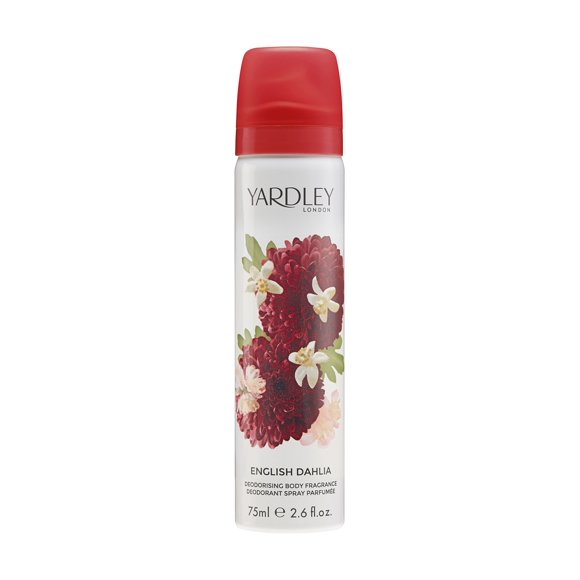 Spray corporal Yardley London English Dahlia 75 ml para mujer