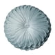 thumbnail image 3 of Pintuck Pillow Round Pumpkin Floor Pillow para silla Couch Blue-Plush, 3 of 5