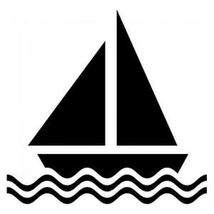 Rienda Libre Graphics - Decomural Sail Boat Ship Ocean Transport Ws-18744