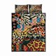 thumbnail image 3 of Juego de cama edredón con estampado de animales de África DT02, 3 of 3
