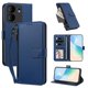 thumbnail image 2 of Funda con Billetera para [BLU View 5] con Bolsillo Zipper y Tarjetero Azul, 2 of 6