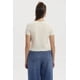 thumbnail image 3 of Polera Mujer Aplicación Vuelos Abotonado Crema, 3 of 4
