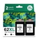 thumbnail image 1 of Cartuchos de tinta Ankink 62XL negros de repuesto para HP 5540 5542, 1 of 6
