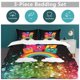 thumbnail image 5 of x129 Numberblocks Bed Duvet Cover Microfiber Bedding Sets 3D Printed Lightweight 3 Piece Comforter Sets, 1 Duvet Cover And 2 Pillow Shams for Kids Boys Girls 79"x90" jn129, 5 of 5