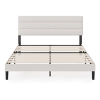 Base De Cama Premium Zinus King 180X200X30Cm Piper Con Respaldo