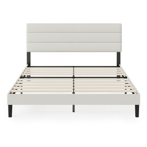 Base De Cama Premium Zinus King 180X200X30Cm Piper Con Respaldo