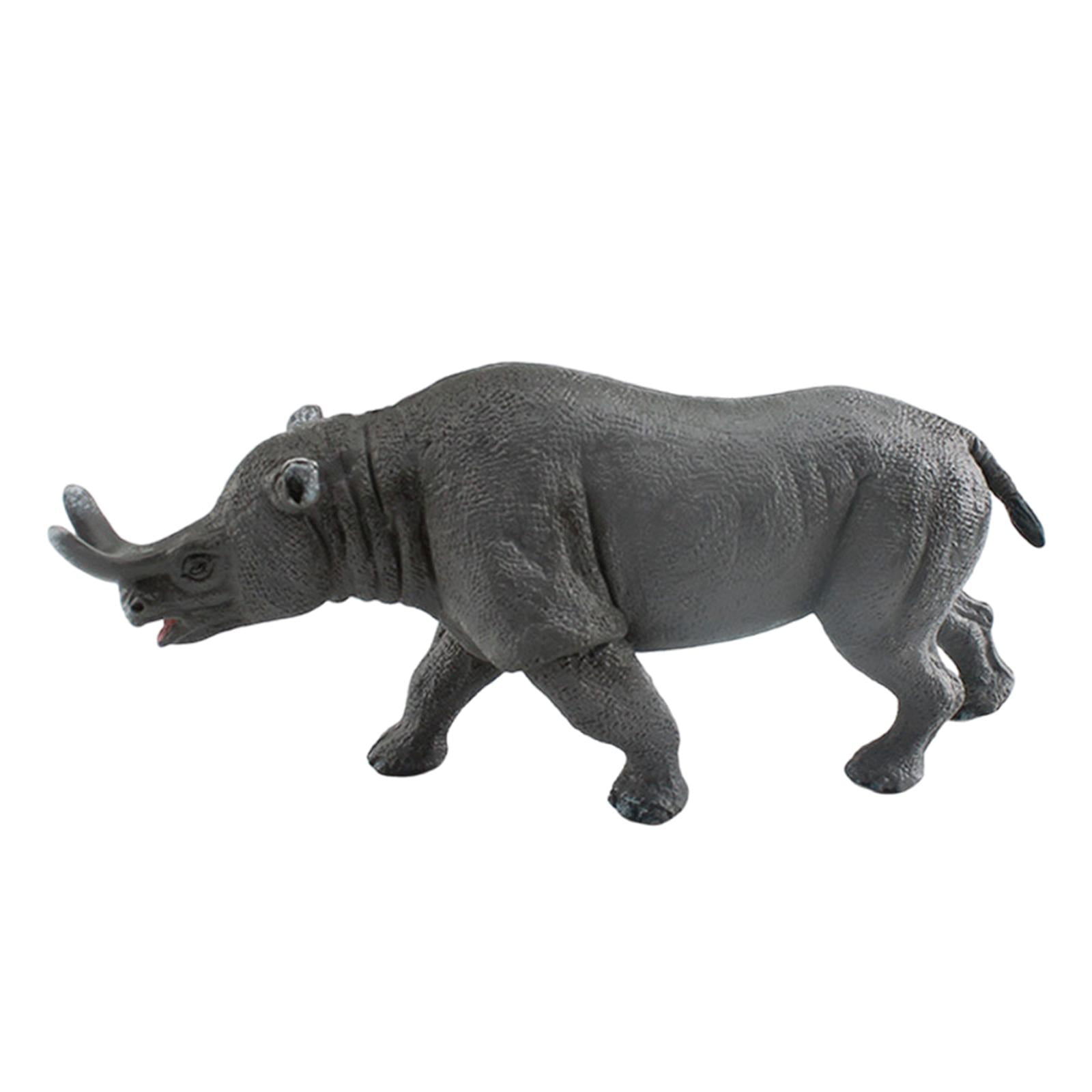 Magideal - Pequeño Modelo De Animal Prehistórico, Regalo De Navidad, A Partir De 3 Años, Para Niños Y Niñas, Decoración De Pasteles, Juguetes De Animales, Figura Bestia Elefante