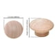 thumbnail image 3 of Pomos redondos Silverline de madera para cajones, 1-1/2 pulgadas, sin terminar, tiradores de armario, 3 of 8