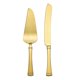 thumbnail image 1 of Juego de cubiertos Lenox Portola 2 piezas en oro satinado, 1 of 3