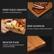 thumbnail image 2 of Juego de tablas de cortar Empune Bamboo con soporte para cocina, 2 of 3