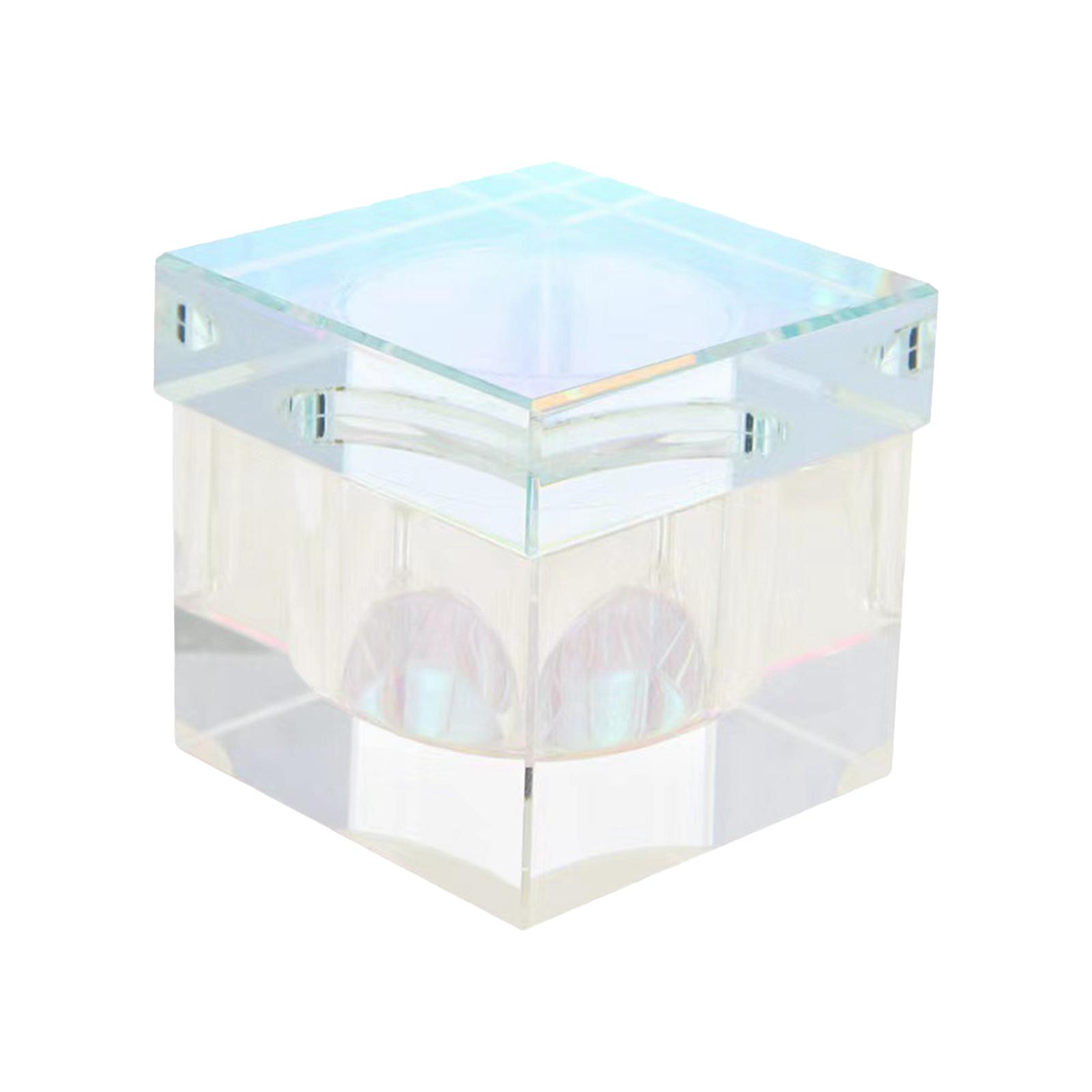 Ioensy - Nail Art Liquid Dappen Dish Con Tapa Durable Delicado Manicure Care Bowl Cup Colorful