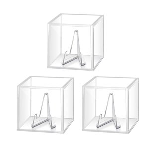 Bothyi - Caja De Exhibición De Púas De Guitarra De 3 Piezas Con Soporte Para Púas De Guitarra Para Músicos