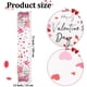 thumbnail image 2 of Camino de mesa con texto "Feliz Día de San Valentín", corazón de 72 x 13 pulgadas, manteles individuales románticos, centros de mesa, decoraciones para el hogar, cocina, boda, fiesta., 2 of 7