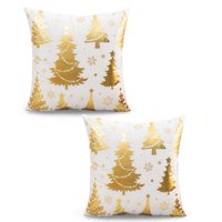 Genérico - Set De 2 Fundas De Cojin Para Navidad M3