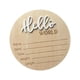 thumbnail image 3 of Letrero De Anuncio De Recién Nacido Con La Palabra "Hola" Para Decoración De Fiesta, Regalo Para Nueva Mamá, Color Blanco, 3 of 5