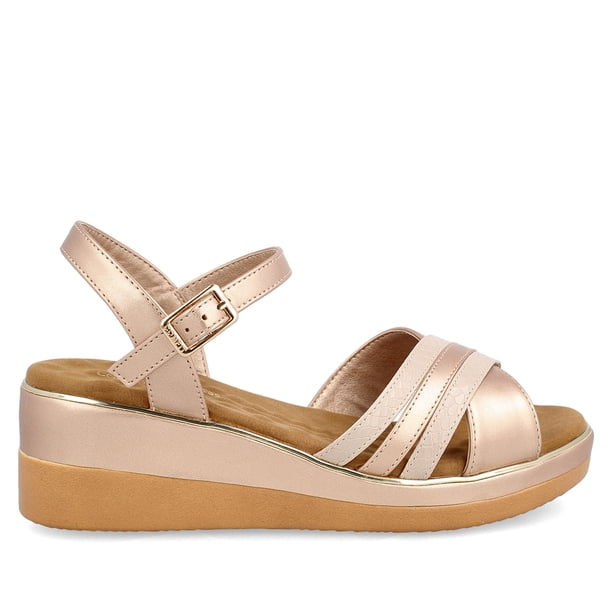 Sandalia Mujer Comfit Brenda Dorado