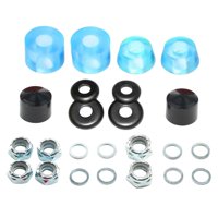 Ioensy - Skateboard Truck Bushings Kit Skateboard Cup Shock Absorb Azul Transparente