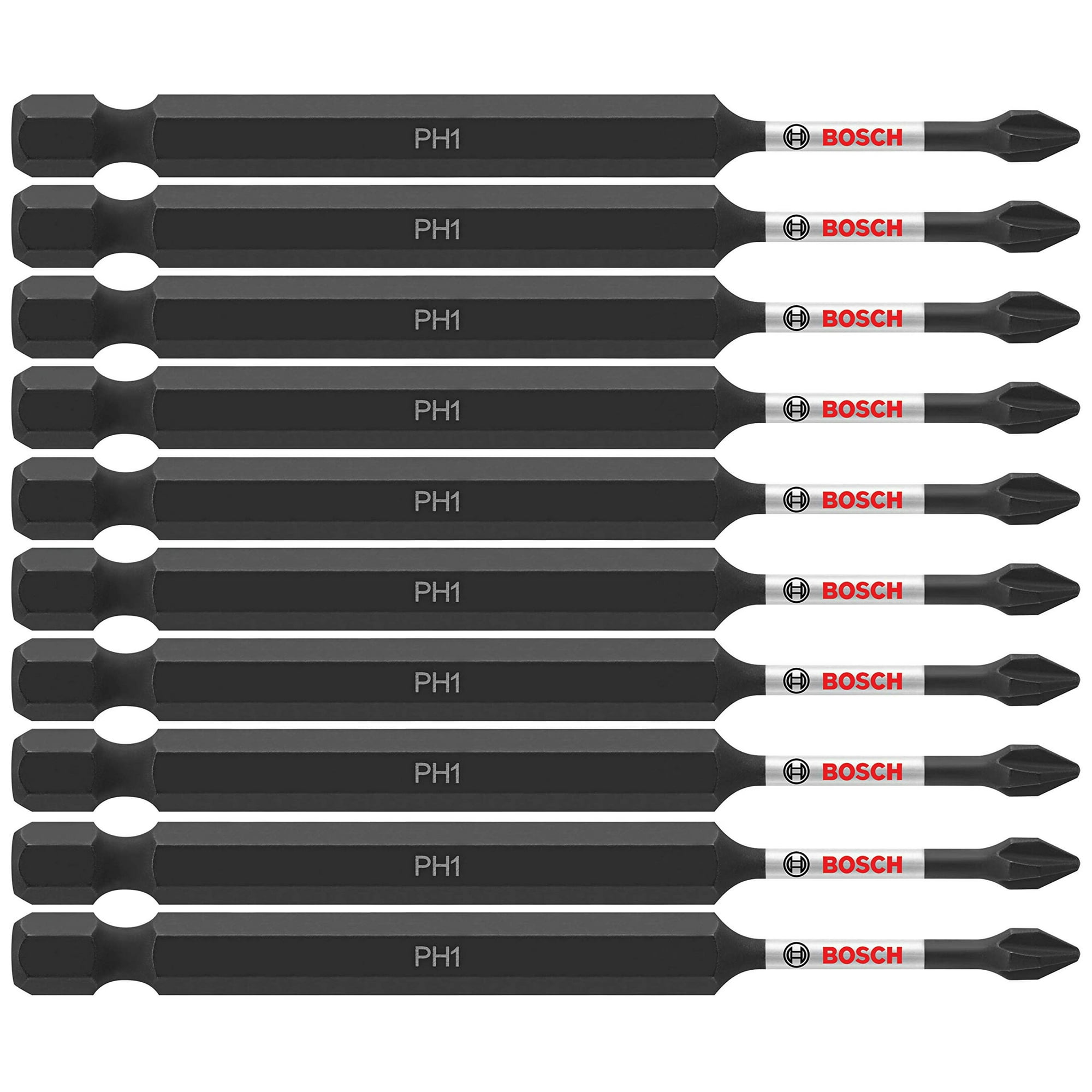 Brocas Eléctricas Para Atornillar Bosch Itph135b Phillips #1, Paquete De 10