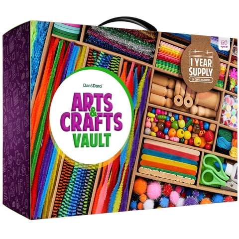 Kit De Suministros Para Manualidades Dan&Darci Arts And Crafts Vault Kids