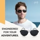 thumbnail image 2 of Lentes JS Aviador Polarizado UV400 Duroframe Unisex, 2 of 3
