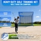 thumbnail image 2 of Red de golf WICTTISPOSI de 7 x 7 pies con red extra llamativa, 2 of 8