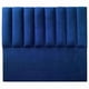 thumbnail image 2 of respaldo Tubular al piso Felpa AZUL MARINO king, 2 of 3