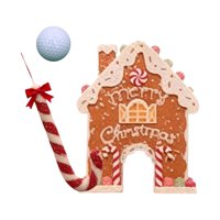 Bothyi - Juego De Golf De Jengibre Portátil Para Navidad, Ideal Para Viajes, Festivales Y Escuelas.