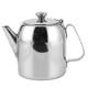 thumbnail image 1 of tetera de acero inoxidable con pico corto para café, hotel y restaurante, 32 oz, color plateado, 1 of 8