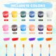 thumbnail image 3 of Set de Pintura Acrílica Timgle Mini, 40 Sets, 12 Colores, 560 Piezas, 3 of 3