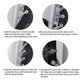 thumbnail image 5 of Kit de Cuerdas de Repuesto para Silla de Gravedad Cero UNEEDE Negra, 5 of 6