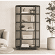 thumbnail image 1 of Biblioteca "Siete Tazas" Estantería de Madera con Barrotes - Gris Grafito - 80x35x180 cm, 1 of 3