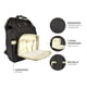 thumbnail image 2 of Mochila Maternal Pañalera Bebé Freaky Mommy Negra, 2 of 3