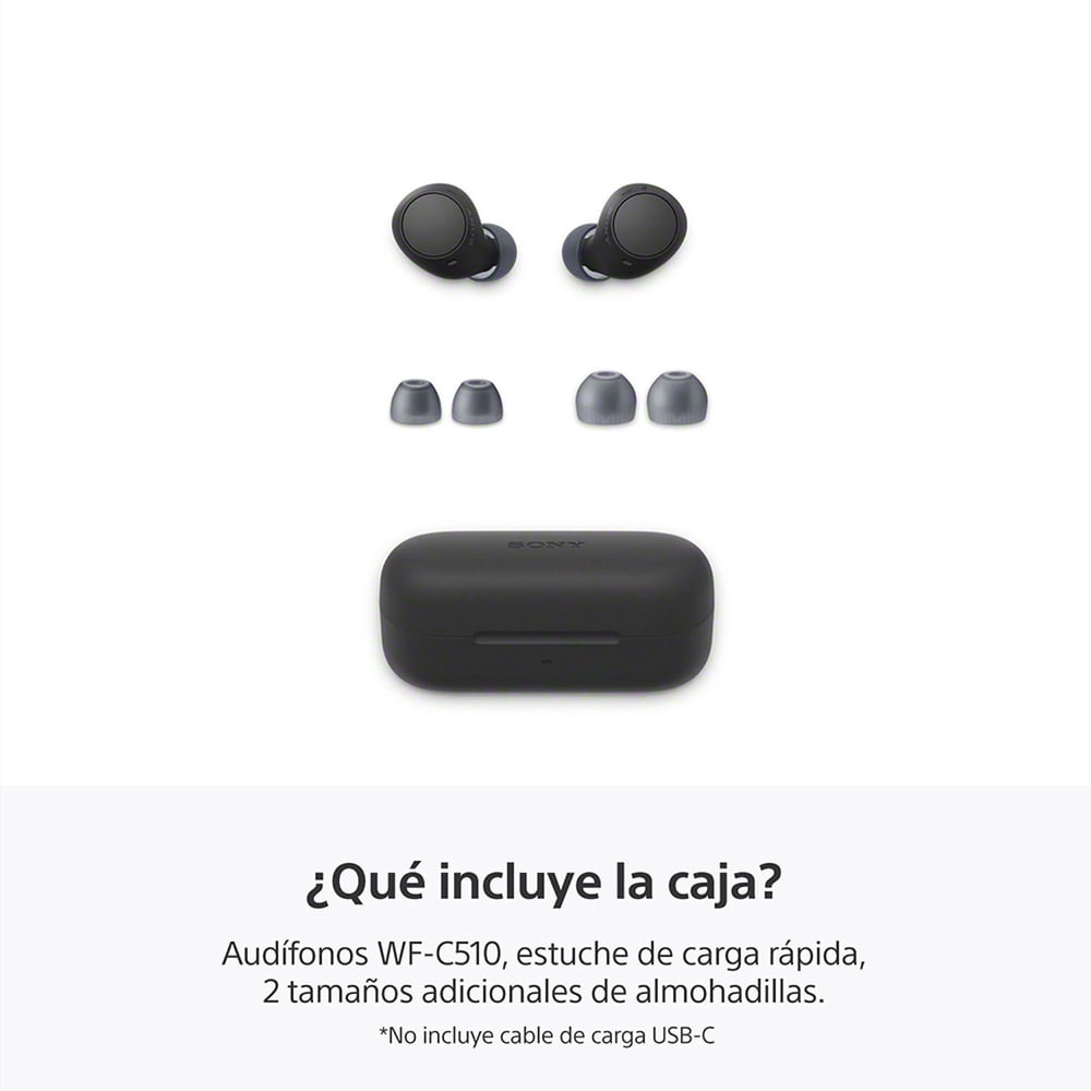 Audífonos Inalámbricos True Wireless WF-C510/BZ UC Bluetooth 5.3 Negro, foto 8