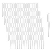 Magideal - 100 Pipetas Graduadas Desechables Para Transferencia De Cuentagotas, Portátiles, Pequeñas, Suministros Educativos, Accesorios, Uso Doméstico, Clases D 1Ml