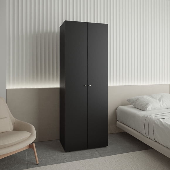 Closet Colgador 2 Puertas Tuhome 170x60x40,2 Cm Wengue