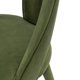 thumbnail image 4 of Silla de comedor Manhattan Comfort Neda de terciopelo verde oliva, 4 of 7