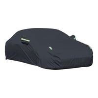 Ioensy - Ropa De Coche Universal Lluvia Nieve Resistente A La Intemperie Exterior Cubierta Completa L Negro