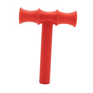 Bothyi - Juguete Masticable Con Forma De Tubo Para Bebé, Ideal Para Niñas De 0 A 6 Meses Y Niños De 6 A 12 Meses, Color Rojo.