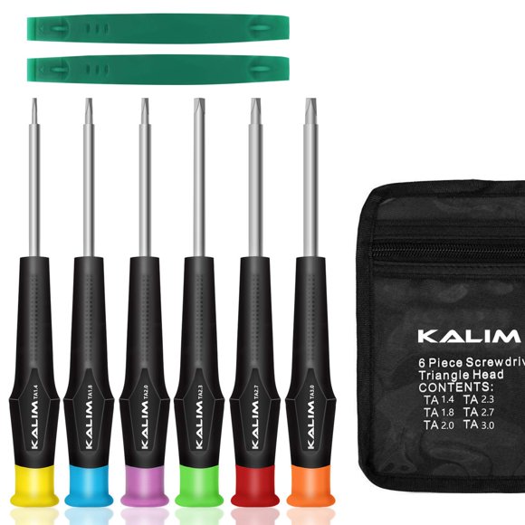 Destornillador KALIM 6 piezas Cabeza Triangular TA1.4‑TA3.0