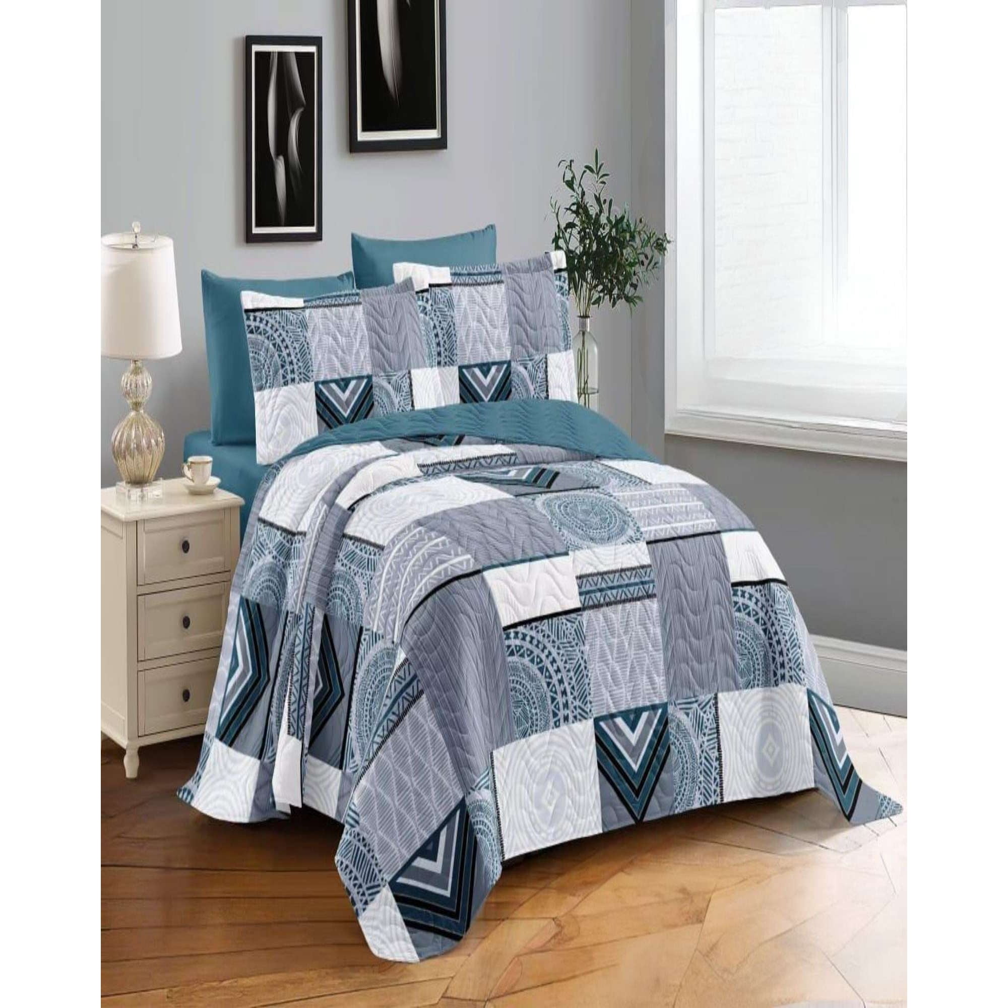 Tengfei - Cobertor Colcha Quilt De Verano King