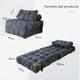 thumbnail image 4 of Silla Sofá Cama 155x81cm Puff Plegable Acolchada Hogar, 4 of 4