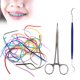 thumbnail image 1 of Set de 24 cadenas elásticas de colores para brackets, 1 of 3