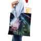 thumbnail image 4 of Space Ghost Bolso de tela con estampado de lienzo para mujer, bolsa de compras reutilizable y estética, con cremallera interior, regalo para mujer,38*45cm., 4 of 6