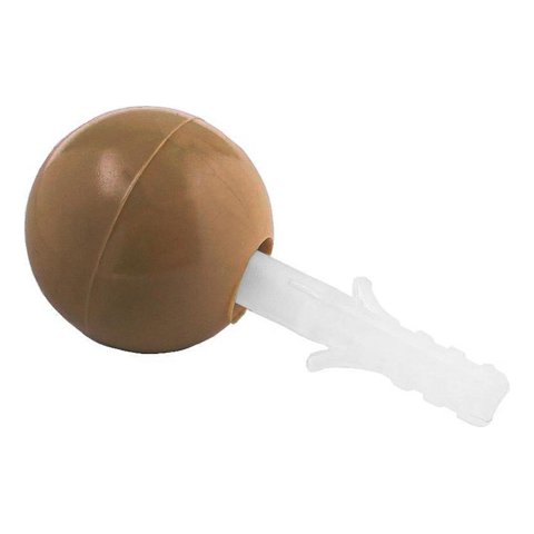 Tope De Puerta Esférico Plástico Café 60 Un Dvp