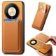 thumbnail image 1 of Funda de Cuero Magnética con Tarjetero para Honor X9B Cubierta Delgada Amarillo, 1 of 5