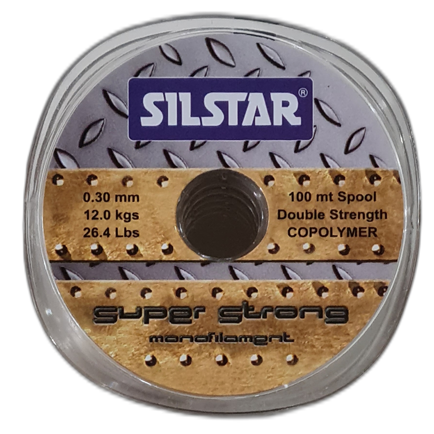 Silstar - Nylon De Pesca 0,30Mm Super Strong Resisten12Kg 100Mt Marron