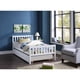 thumbnail image 3 of Twin Bed with Trundle, Platform Bed Frame with Headboard and Footboard, for Bedroom Small Living Space,No Box Spring Needed,White, 3 of 3